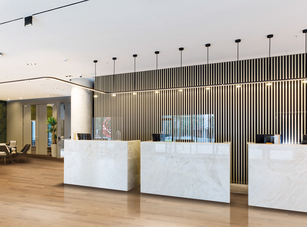 HARO WALL 19 mm Design Stripe Rovere chiaro impiallacciato