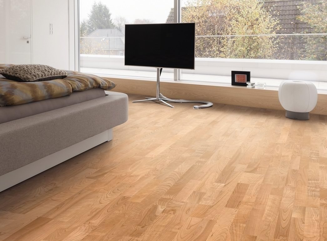 HARO PARQUET 4000 3-strip Ciliegio americano Trend permaDur Top Connect