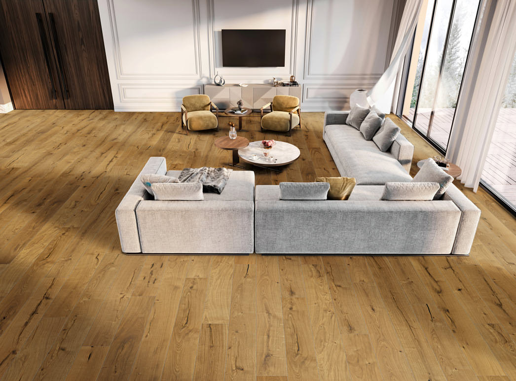 HARO PARQUET 4000 Plancia 180 4B Rovere Alabama spazzolato naturaLin plus Top Connect