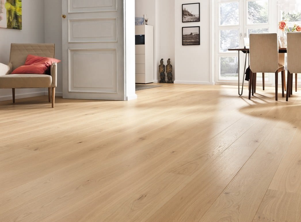 HARO PARQUET 4000 Plancia 180 2B Rovere bianco chiaro Markant spazzolato permaDur Top Connect