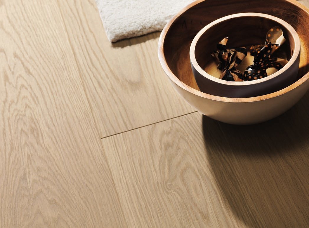 HARO PARQUET 4000 Plancia 180 4B Rovere bianco puro Exklusiv spazzolato naturaLin plus Top Connect