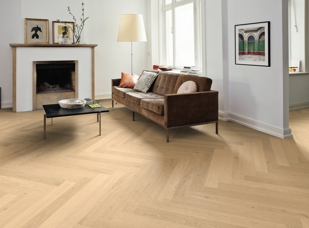 HARO PARQUET 4000 Listone Prestige Rovere invisible Markant spazzolato naturaDur Maschio/femmina