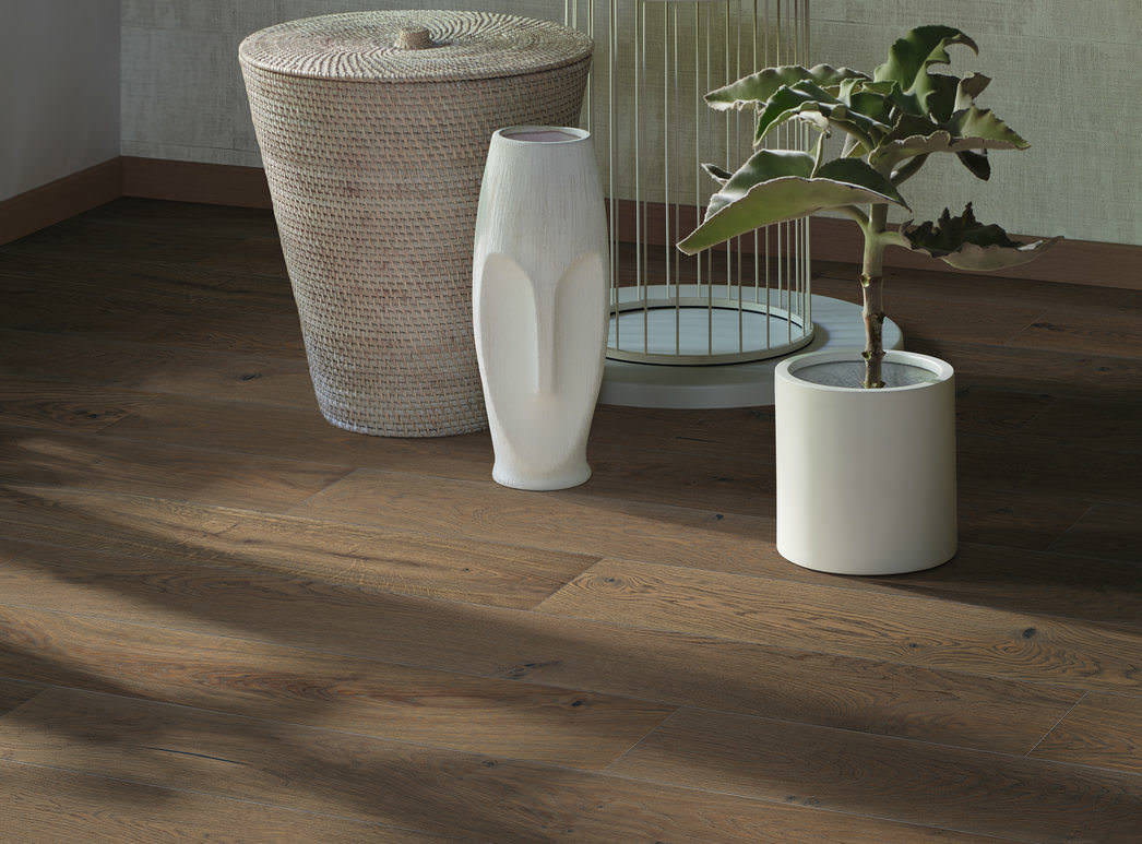 HARO PARQUET 4000 Plancia 180 4B Rovere grigio sabbia Sauvage spazzolato naturaLin plus Top Connect