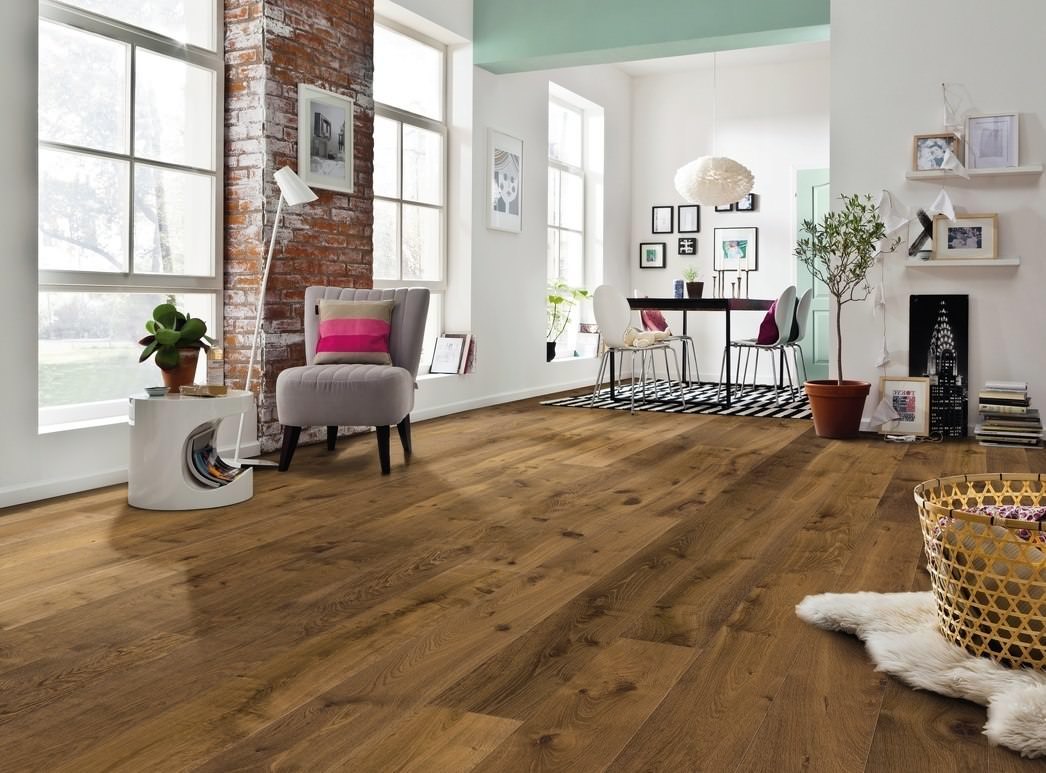 HARO PARQUET 4000 Plancia 180 4B Rovere affumicato Sauvage spazzolato naturaLin plus Top Connect