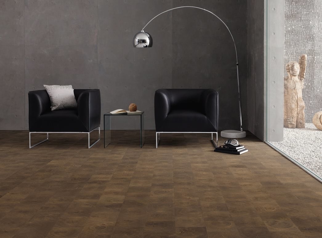 parkettmanufaktur by HARO 4000 Carré Rovere marrone antico Selectiv oleovera Maschio/femmina