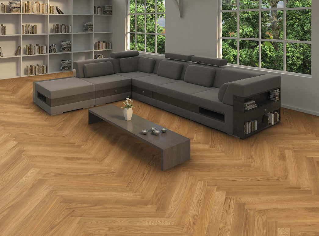parkettmanufaktur by HARO 4000 Listone Prestige Rovere Selectiv spazzolato oleovera Maschio/femmina
