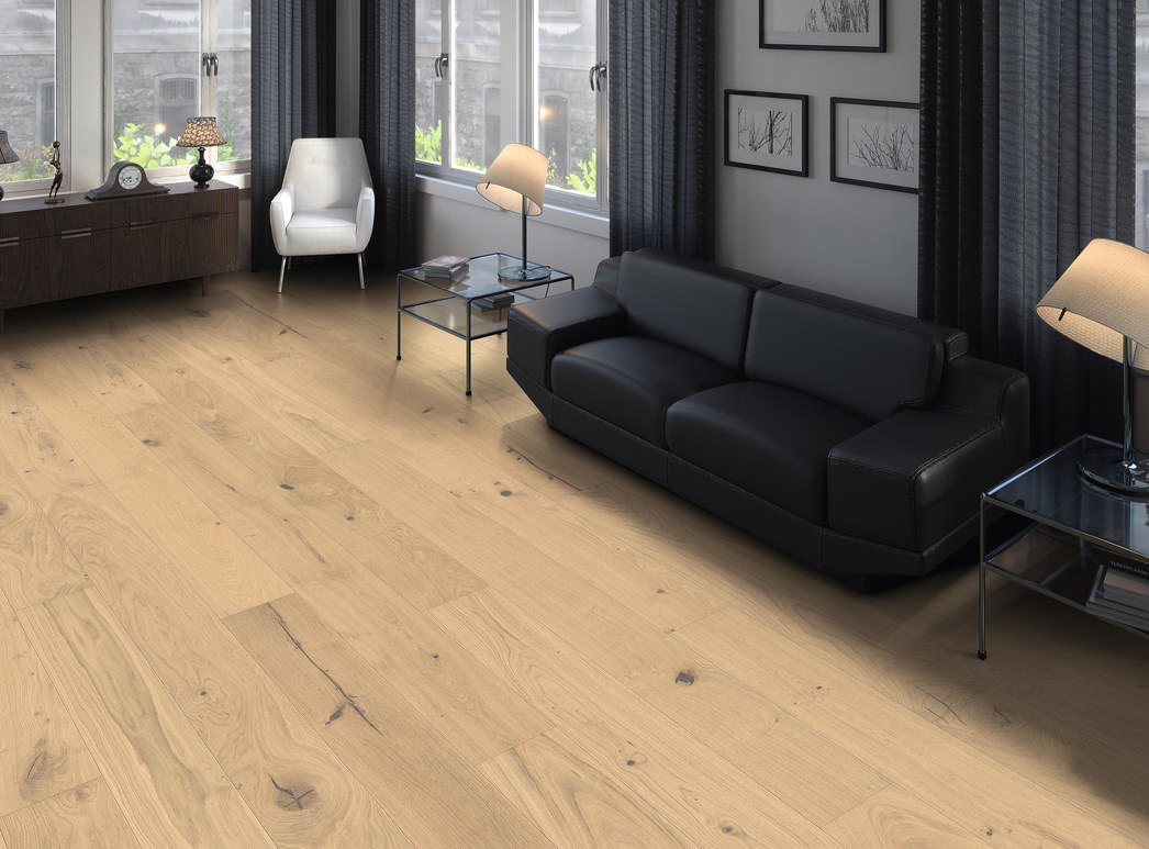 HARO PARQUET 4000 Plancia Maxim 4B Rovere invisible Sauvage spazzolato naturaDur Maschio/femmina