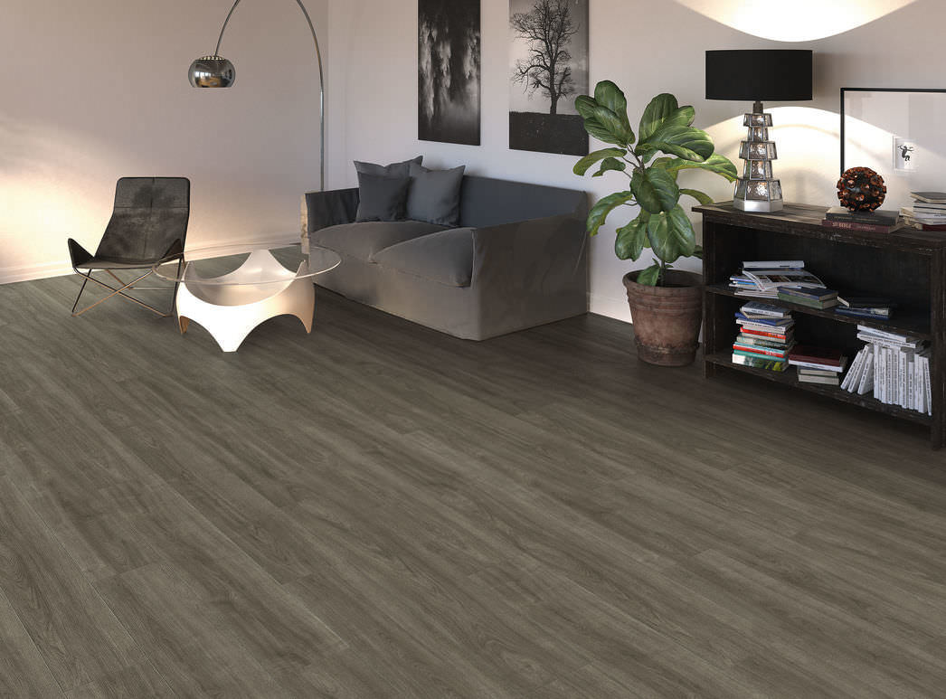 HARO Pavimento in laminato TRITTY 100 Plancia 4B Rovere Eleganza grigio antico* authentic Top Connect