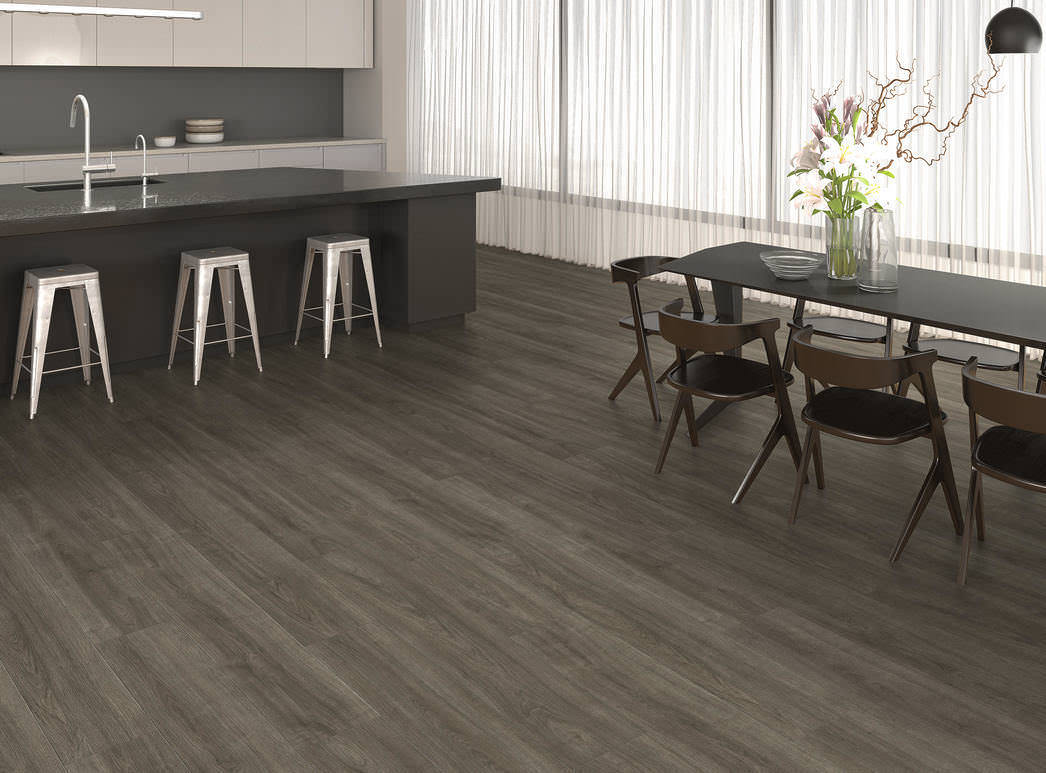 HARO Pavimento in laminato TRITTY 200 Aqua Plancia 4B Rovere Eleganza grigio antico* authentic Silent Pro Top Connect