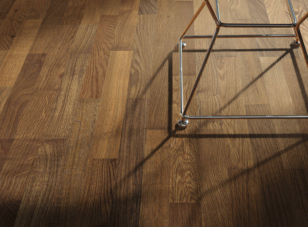 HARO PARQUET 4000 3-strip Rovere anticato Naturale spazzolato naturaLin plus Top Connect