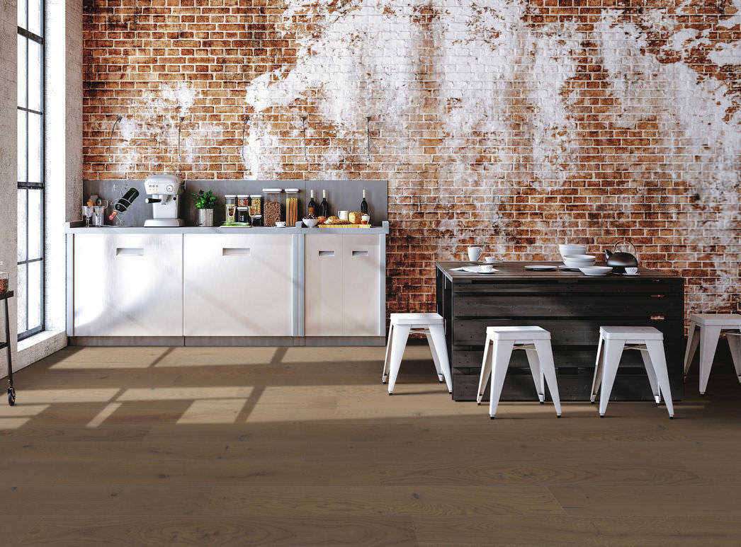 HARO PARQUET 4000 Plancia Duna 4B Rovere grigio sabbia Sauvage spazzolato naturaLin plus Maschio/femmina