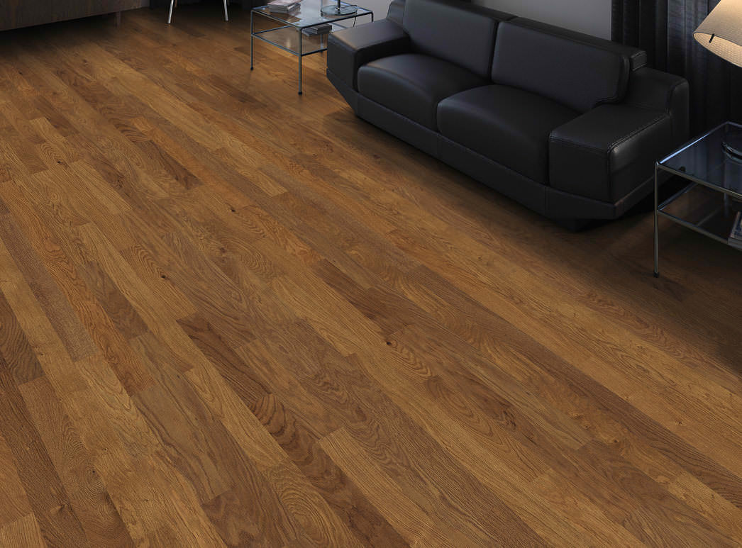 HARO PARQUET 4000 Listello Allegro Rovere anticato Naturale spazzolato naturaLin plus Maschio/femmina
