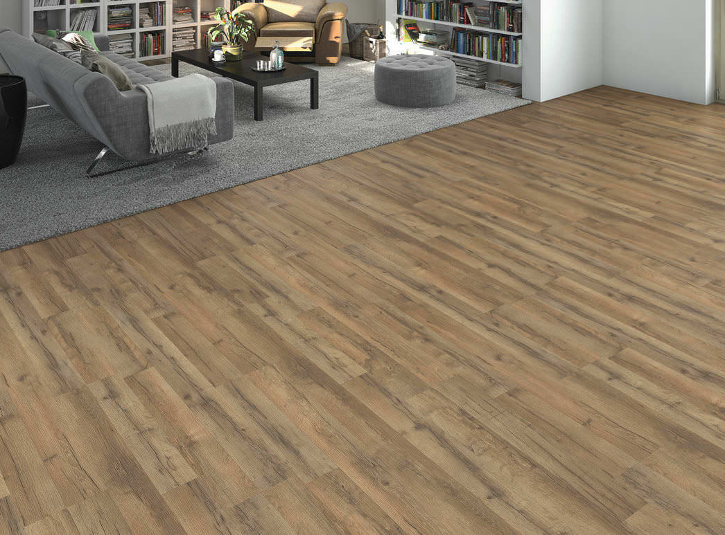 HARO Pavimento in laminato edizione speciale NKL31 2-strip Rovere Calabria* spazzolato opaco Silent Pro Top Connect