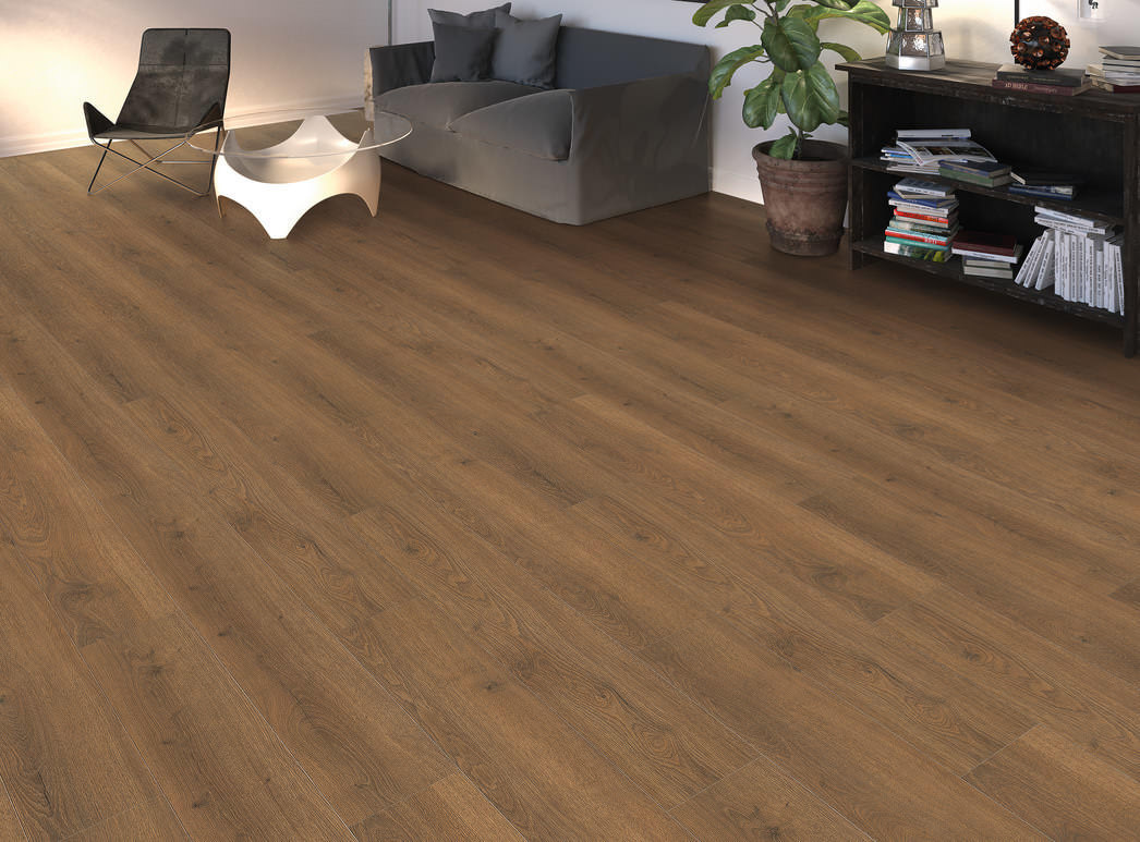 HARO Pavimento in laminato TRITTY 100 Plancia 4B Rovere Flavia affumicato* authentic Silent CT Top Connect
