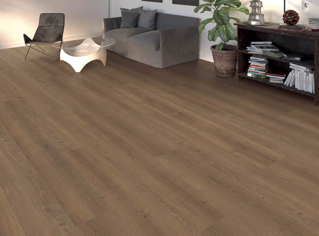 HARO Pavimento in laminato TRITTY 100 Gran Via 4B Rovere Flavia affumicato* authentic Top Connect