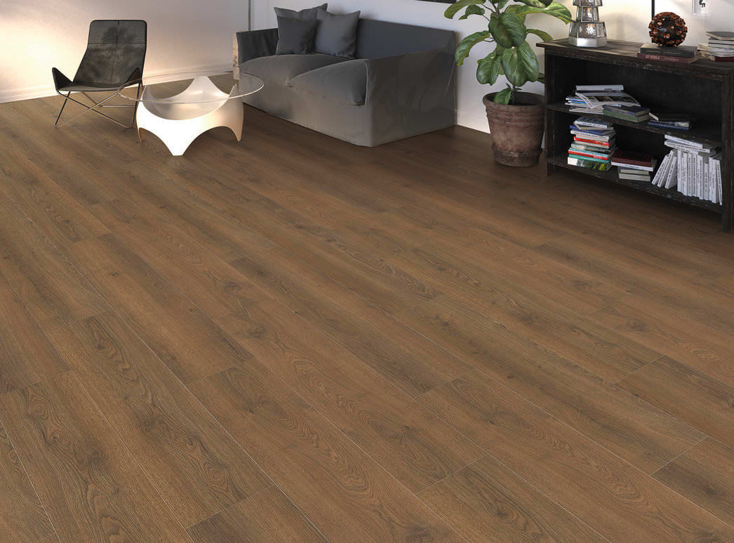 HARO Pavimento in laminato TRITTY 100 Campus 4B Rovere Flavia affumicato* authentic Top Connect