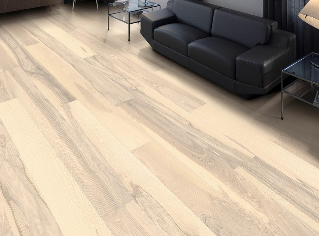 HARO PARQUET 4000 Plancia 180 4B Frassino bianco chiaro Universal spazzolato naturaDur Top Connect