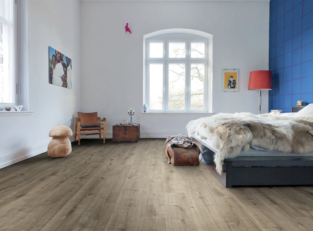 HARO Pavimento in laminato edizione speciale NKL32 Plancia 4B Rovere Calla puro* spazzolato Top Connect