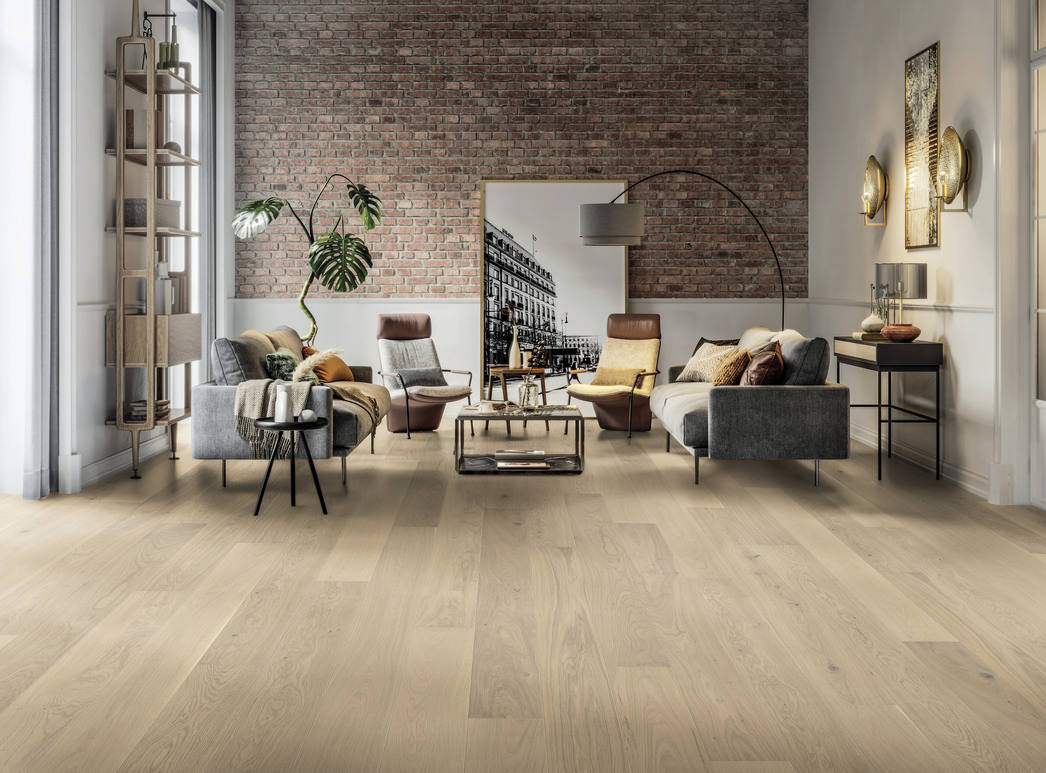 HARO PARQUET 2500 Plancia 180 2B Rovere invisible Markant spazzolato naturaLin plus Top Connect
