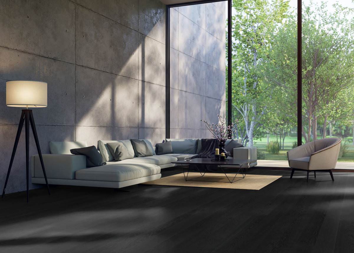 Immagine del prodotto 1 Plancia 4B Rovere nero carbone Selectiv spazzolato