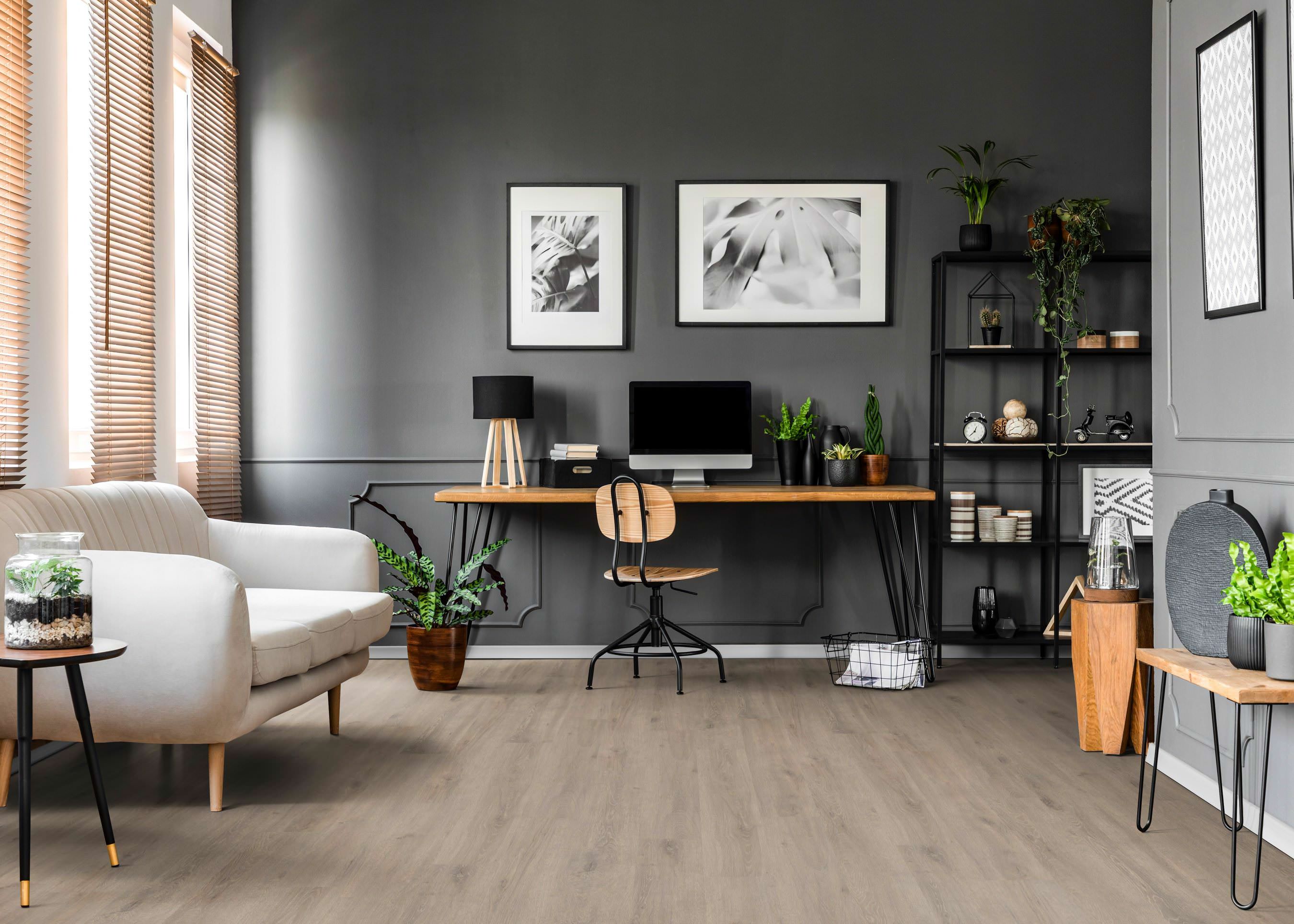 HARO Pavimento in laminato TRITTY 200 Aqua Plancia 4B Rovere Veneto mocca* authentic opaco Silent Pro Top Connect