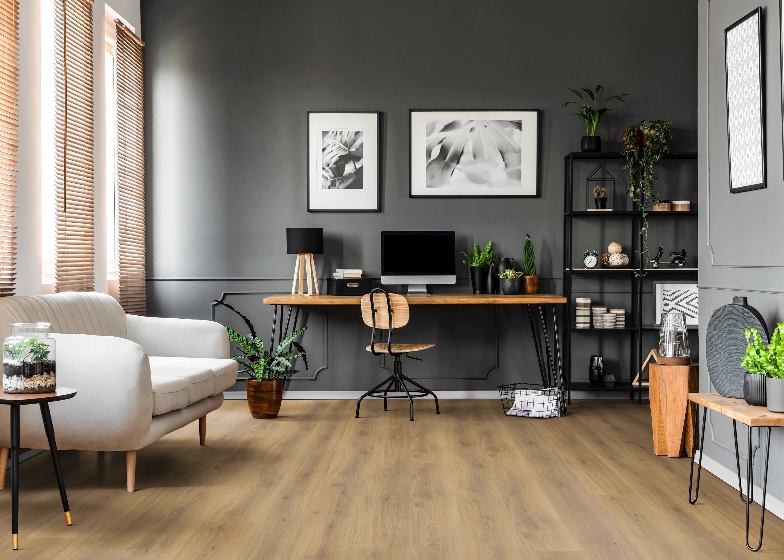 HARO Pavimento in laminato TRITTY 100 Gran Via 4B Rovere Emilia miele* authentic soft Silent CT Top Connect