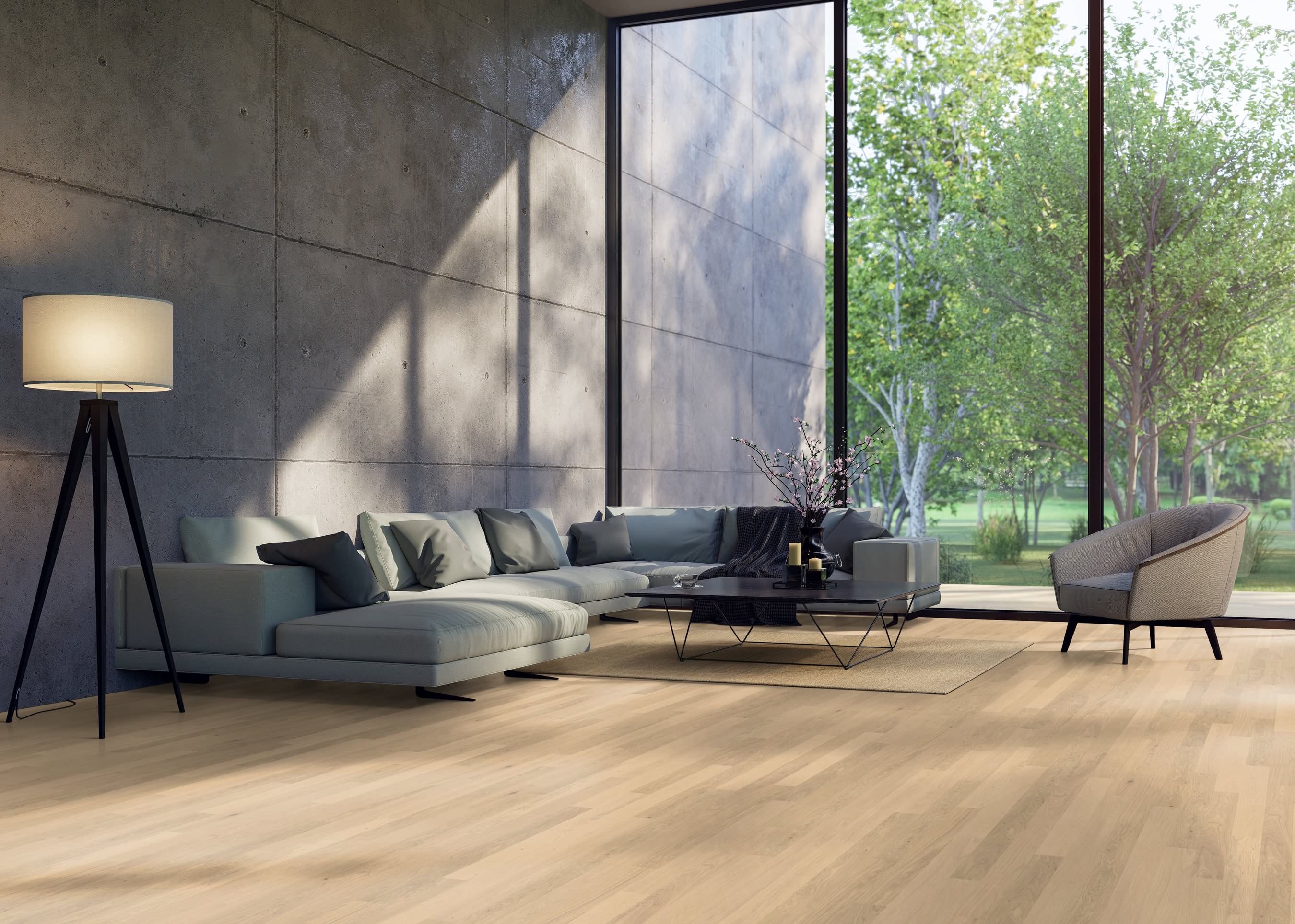 HARO PARQUET 4000 Listone Classico Rovere invisible Trend spazzolato naturaDur Maschio/femmina