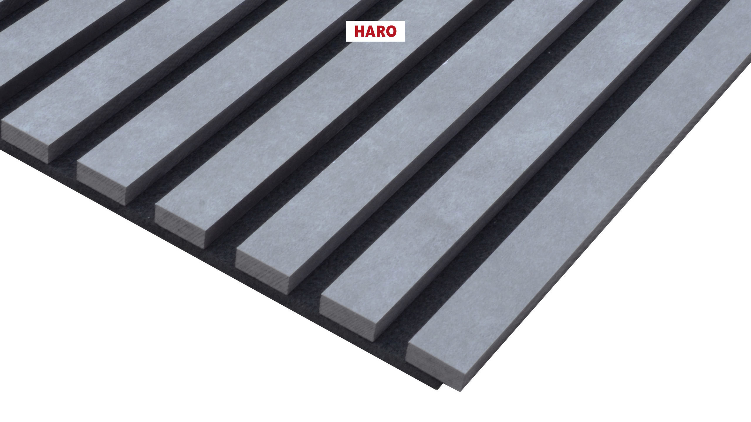 HARO WALL 19 mm Design Stripe Decoro pellicola grigio cemento*