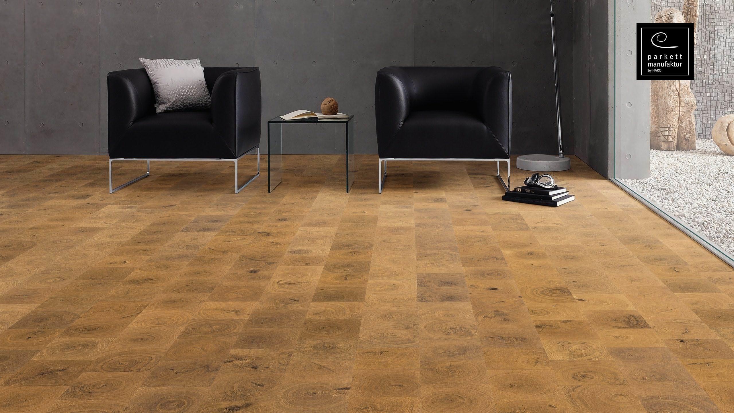 parkettmanufaktur by HARO 4000 Carré Rovere Selectiv permaDur Maschio/femmina