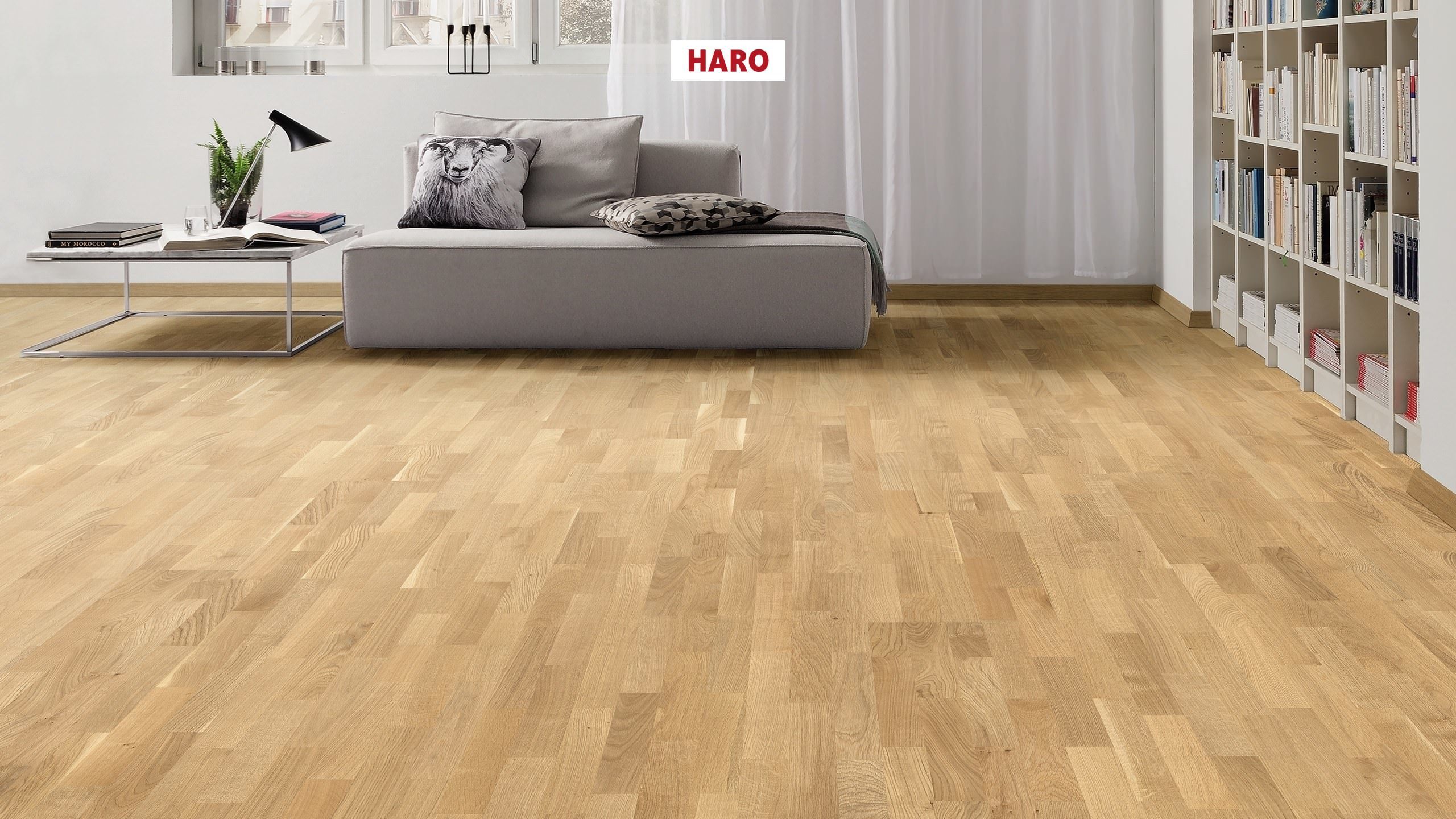 HARO PARQUET 3500 HDF 3-strip Rovere Favorit permaDur Top Connect