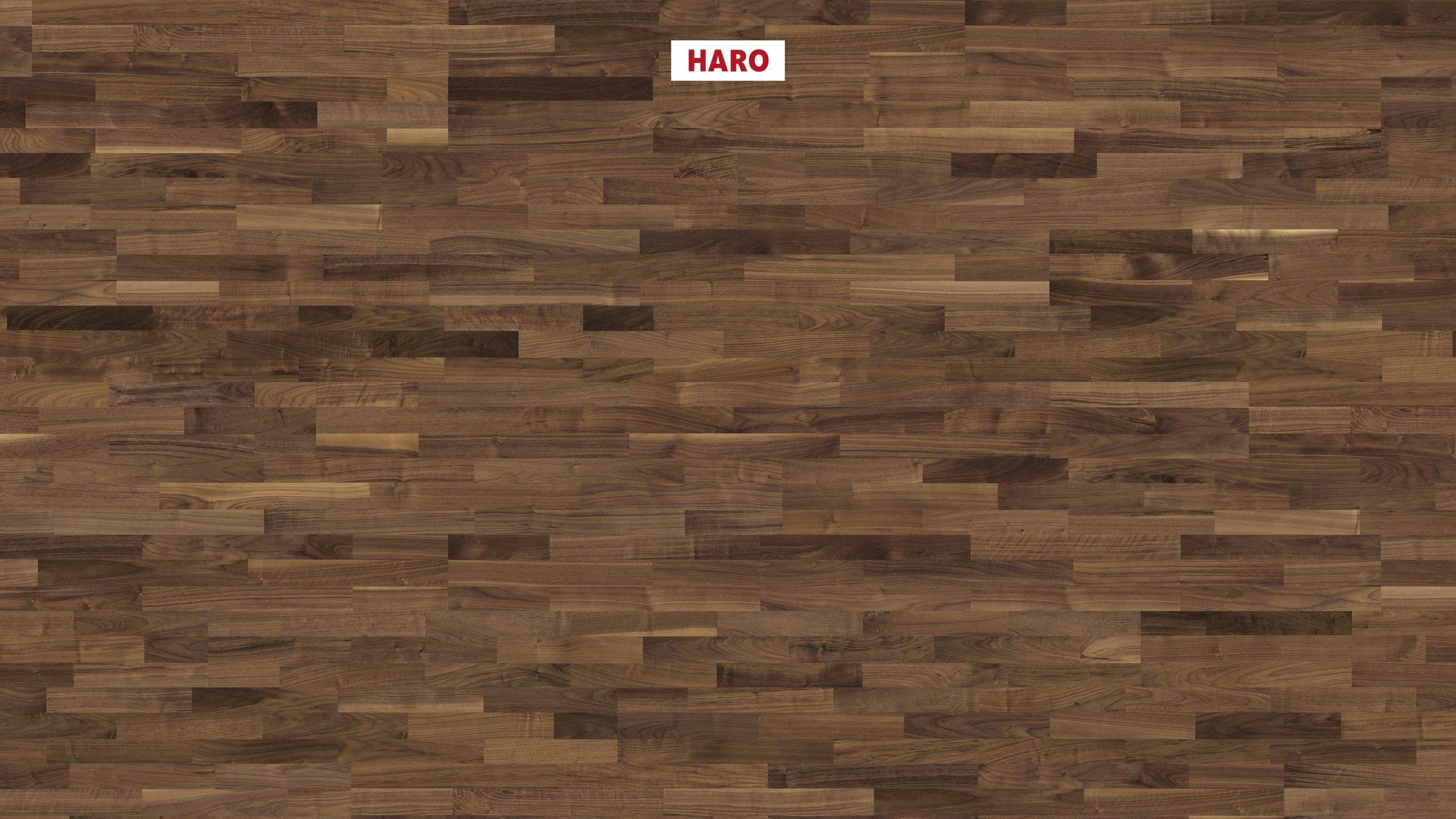 HARO PARQUET 3500 HDF 3-strip Noce americano Favorit permaDur Top Connect