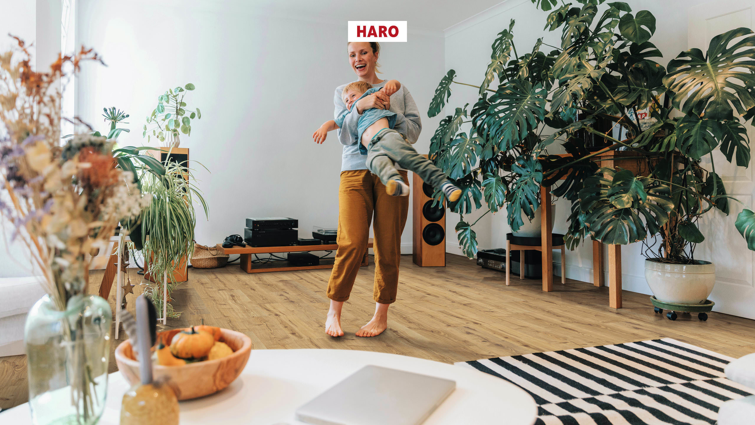 HARO Pavimento in laminato edizione speciale NKL31 Plancia Rovere Meran* spazzolato opaco Lock Connect plus