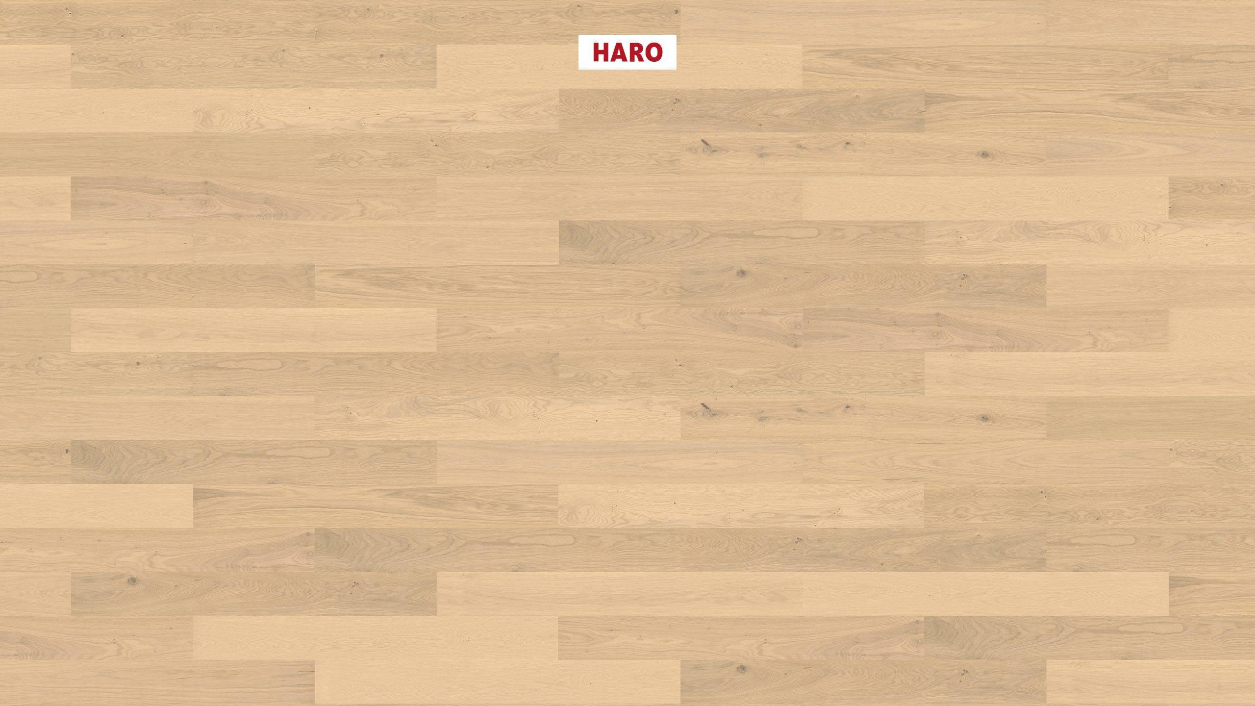 HARO PARQUET 4000 Listone Prestige Rovere invisible Markant spazzolato naturaDur Maschio/femmina