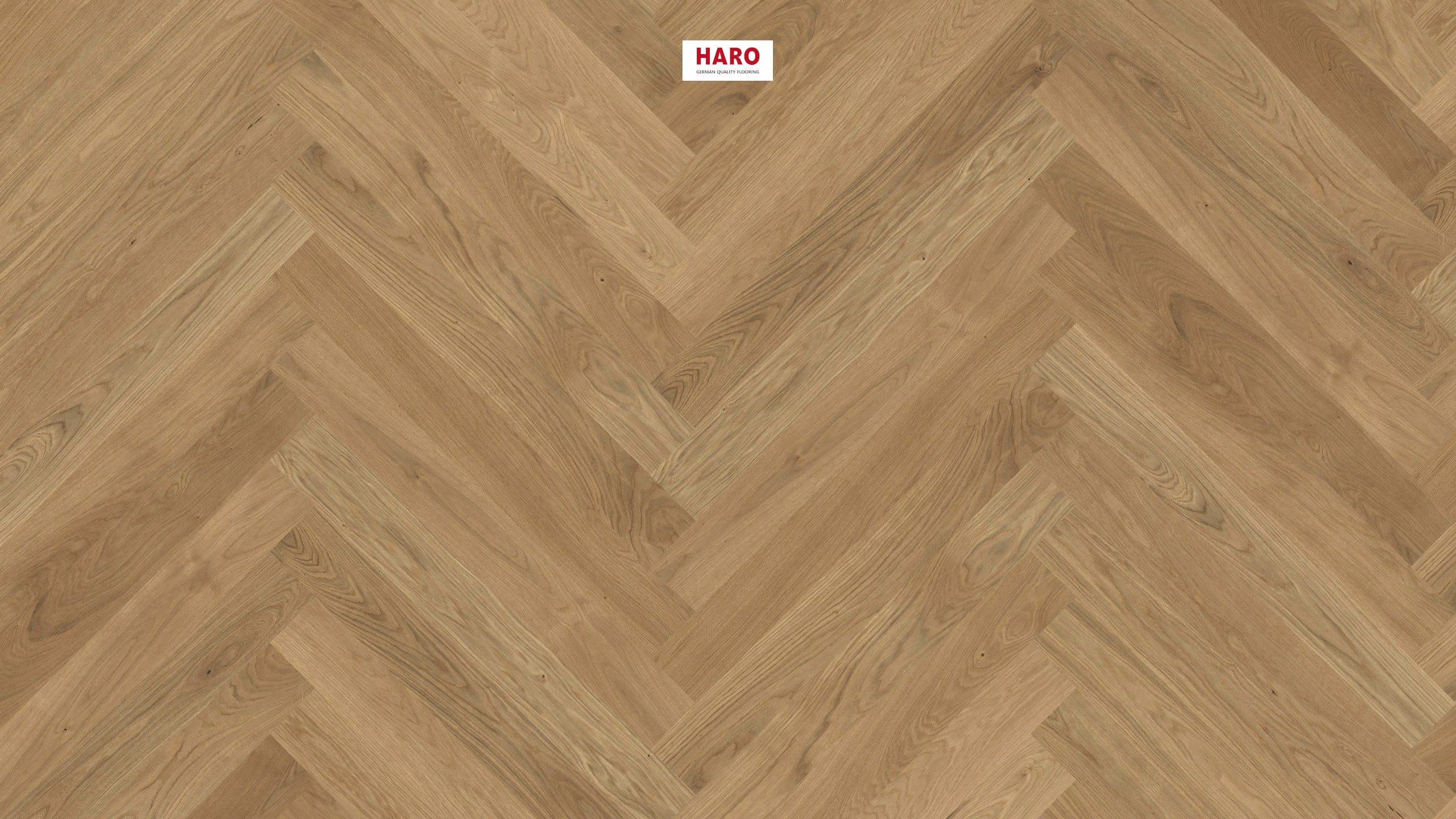 HARO PARQUET 4000 Listone Prestige Rovere Markant spazzolato naturaDur Maschio/femmina