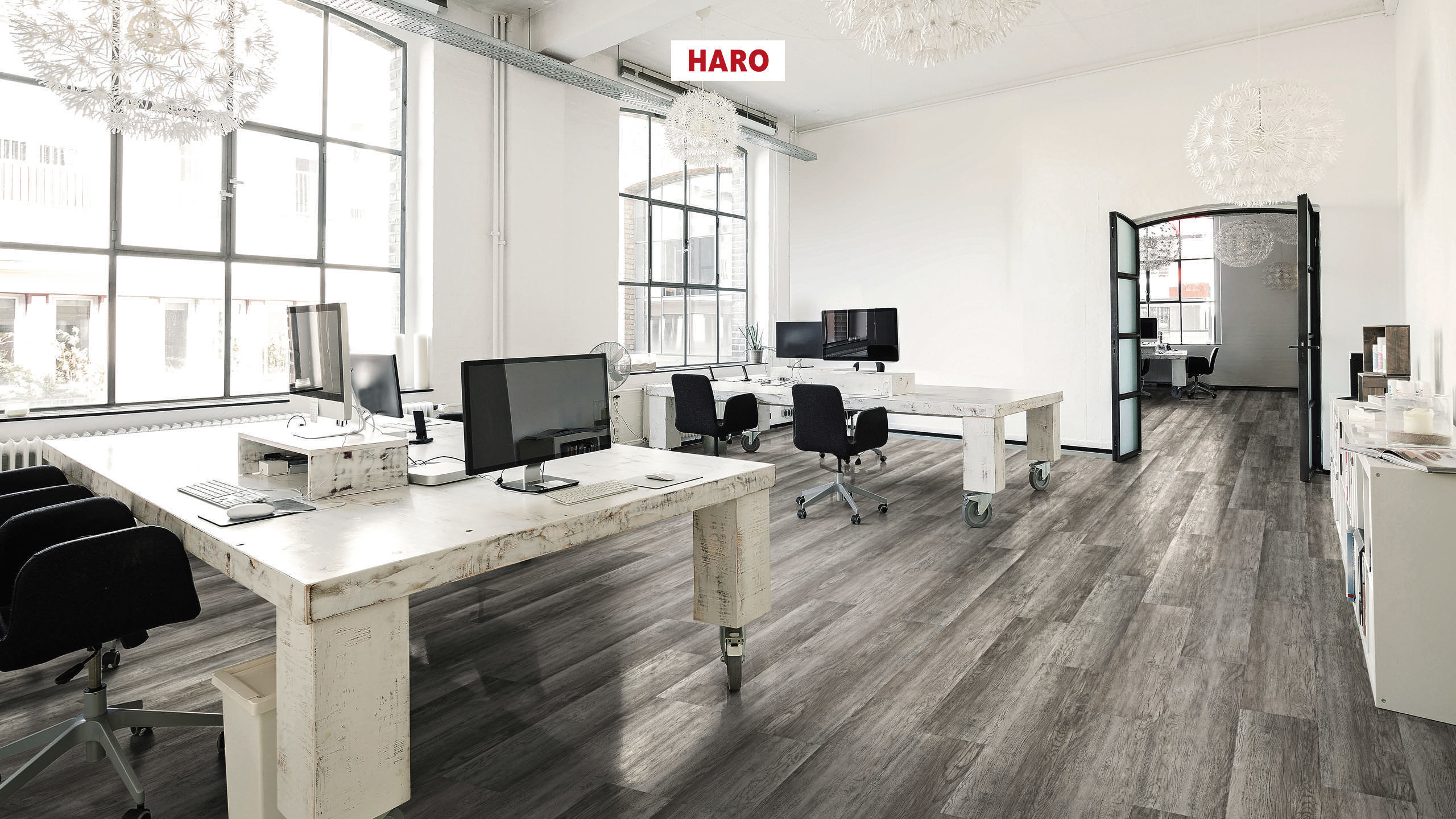 DISANO by HARO Saphir Plancia 4BM Rovere Country grigio* spazzolato rustico Top Connect