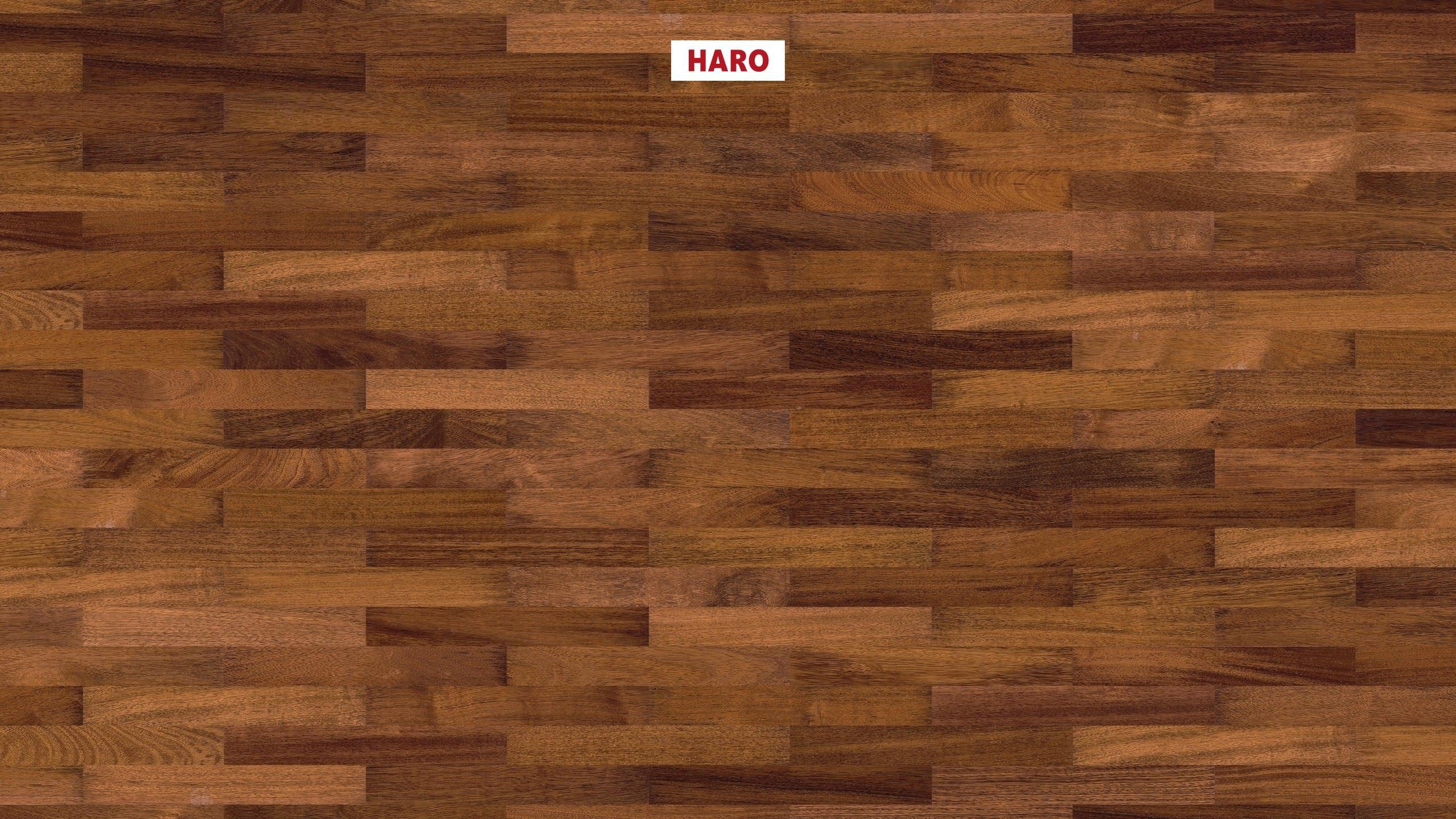 HARO PARQUET 4000 Listello Allegro Merbau Favorit permaDur Maschio/femmina