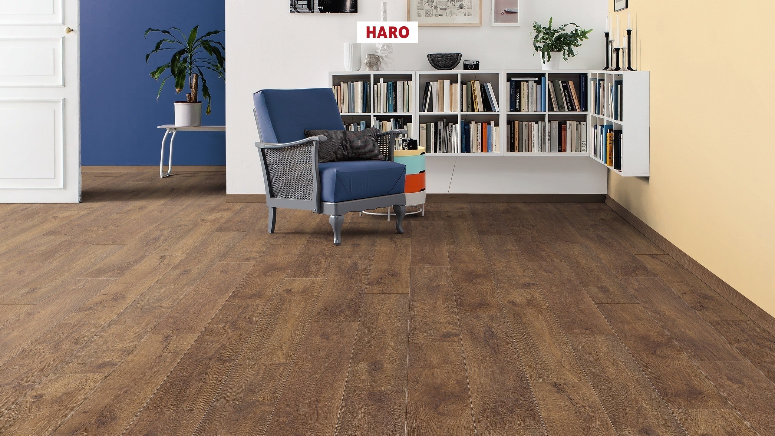 HARO Pavimento in laminato TRITTY 90 Plancia 4B Rovere anticato* spazzolato opaco Top Connect