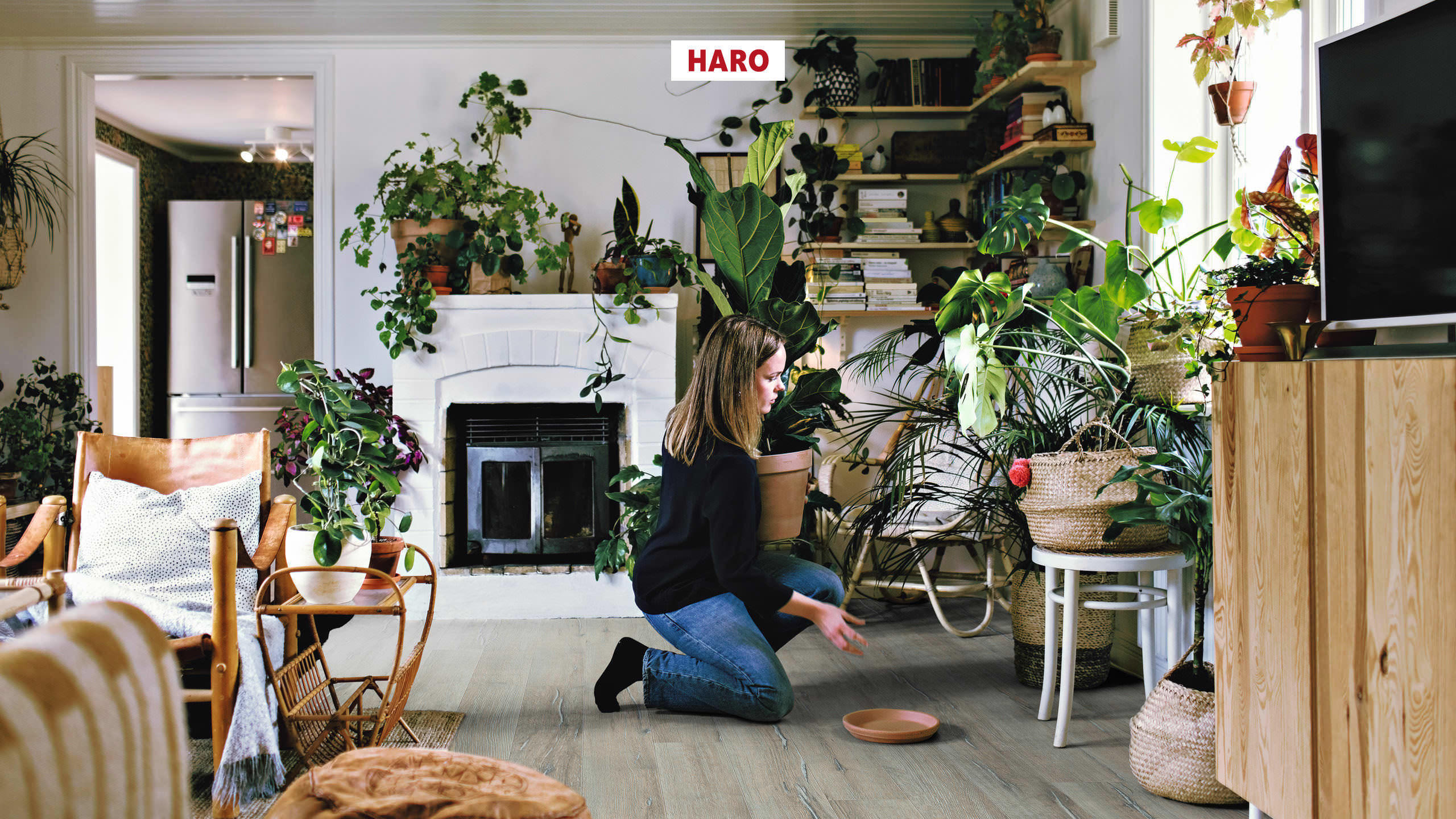 HARO Pavimento in laminato TRITTY 100 Loft 4B Rovere scandinavo* authentic Top Connect