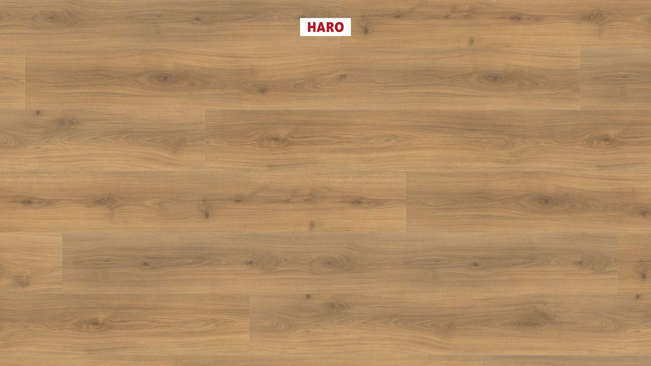 HARO Pavimento in laminato TRITTY 100 Gran Via 4B Rovere Emilia miele* authentic soft Silent Pro Top Connect