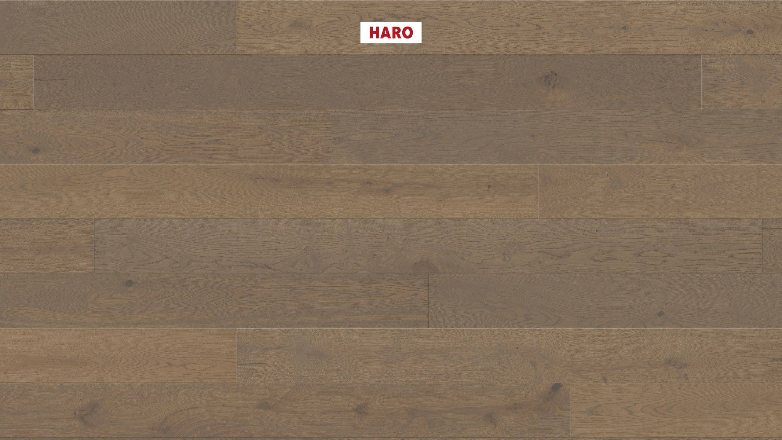 HARO PARQUET 4000 Plancia 180 4B Rovere grigio conchiglia Sauvage spazzolato naturaLin plus Top Connect