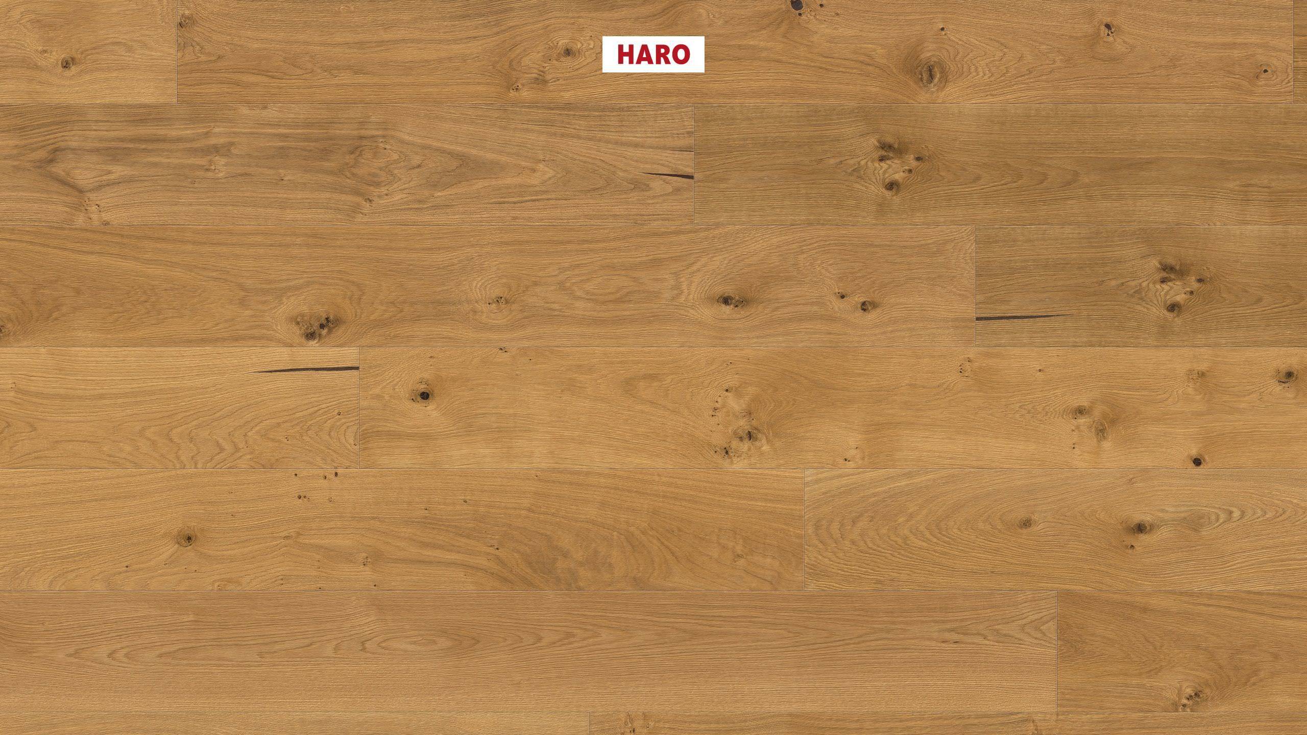 HARO PARQUET 4000 Plancia Plaza 240 4B Rovere Universal spazzolato alpino naturaLin plus Top Connect