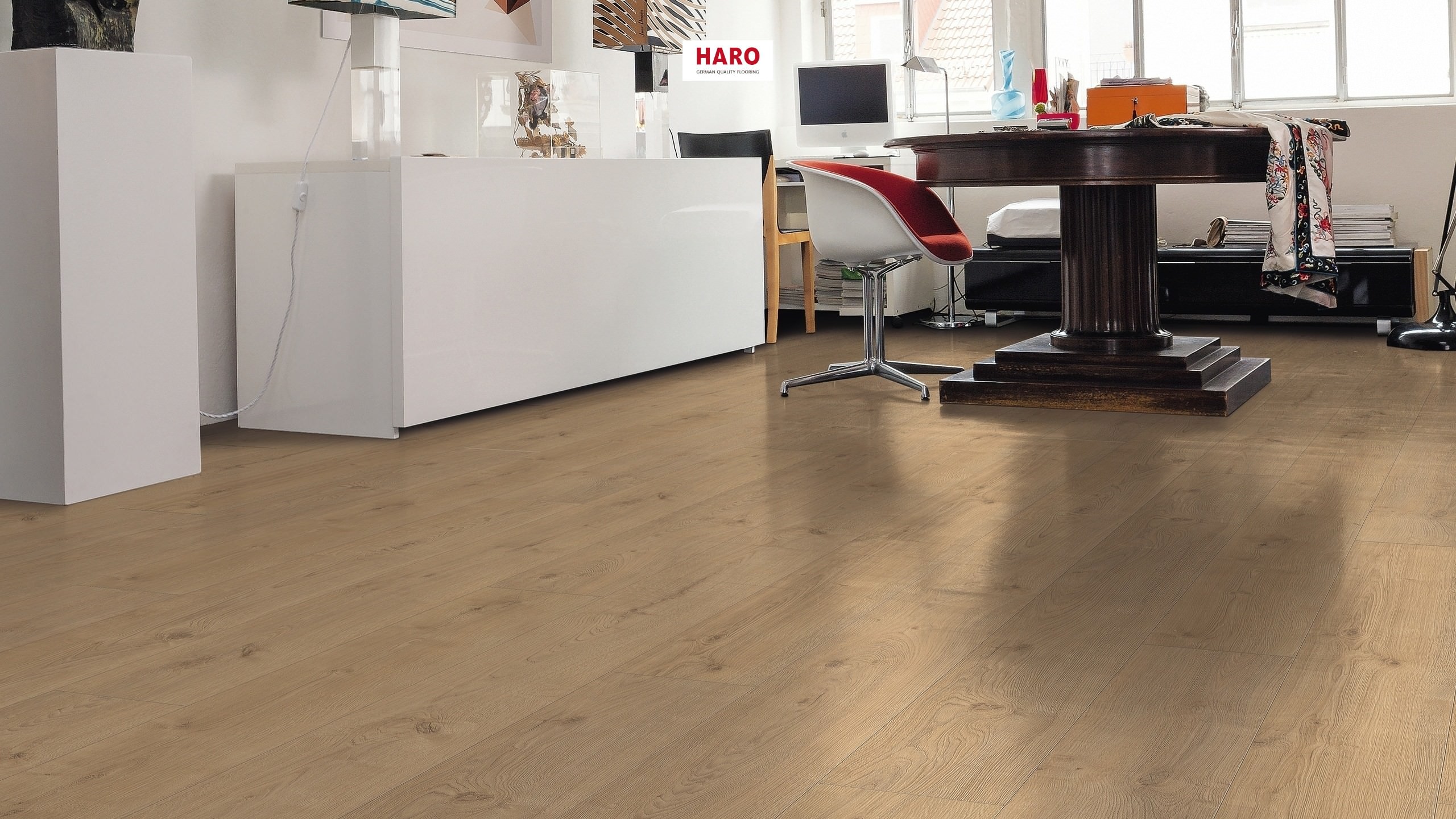 HARO Pavimento in laminato TRITTY 200 Aqua Gran Via 4B Rovere Portland puro* authentic Silent CT Top Connect