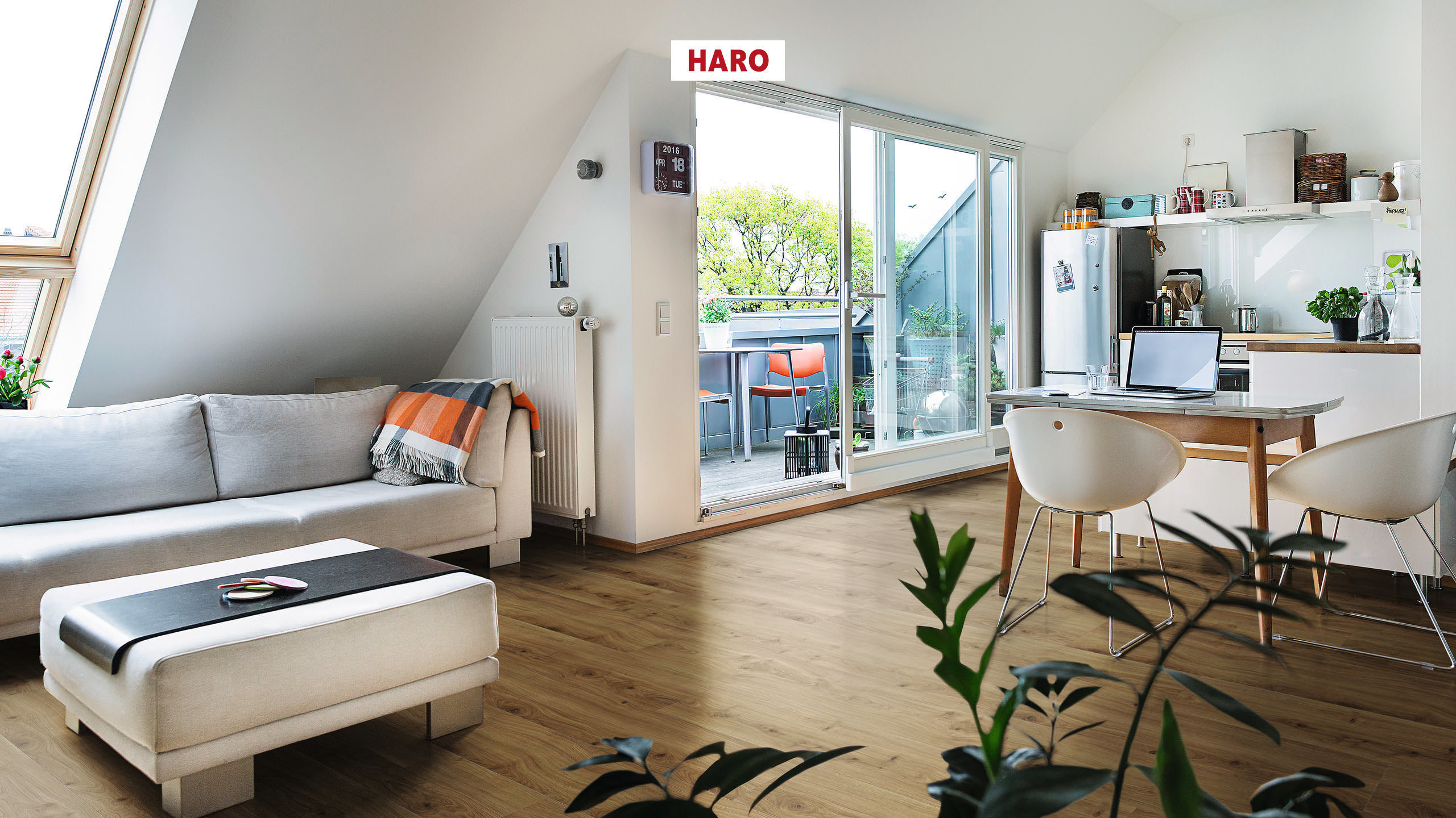HARO Pavimento in laminato TRITTY 100 Gran Via 4B Rovere Emilia anticato* authentic soft Top Connect