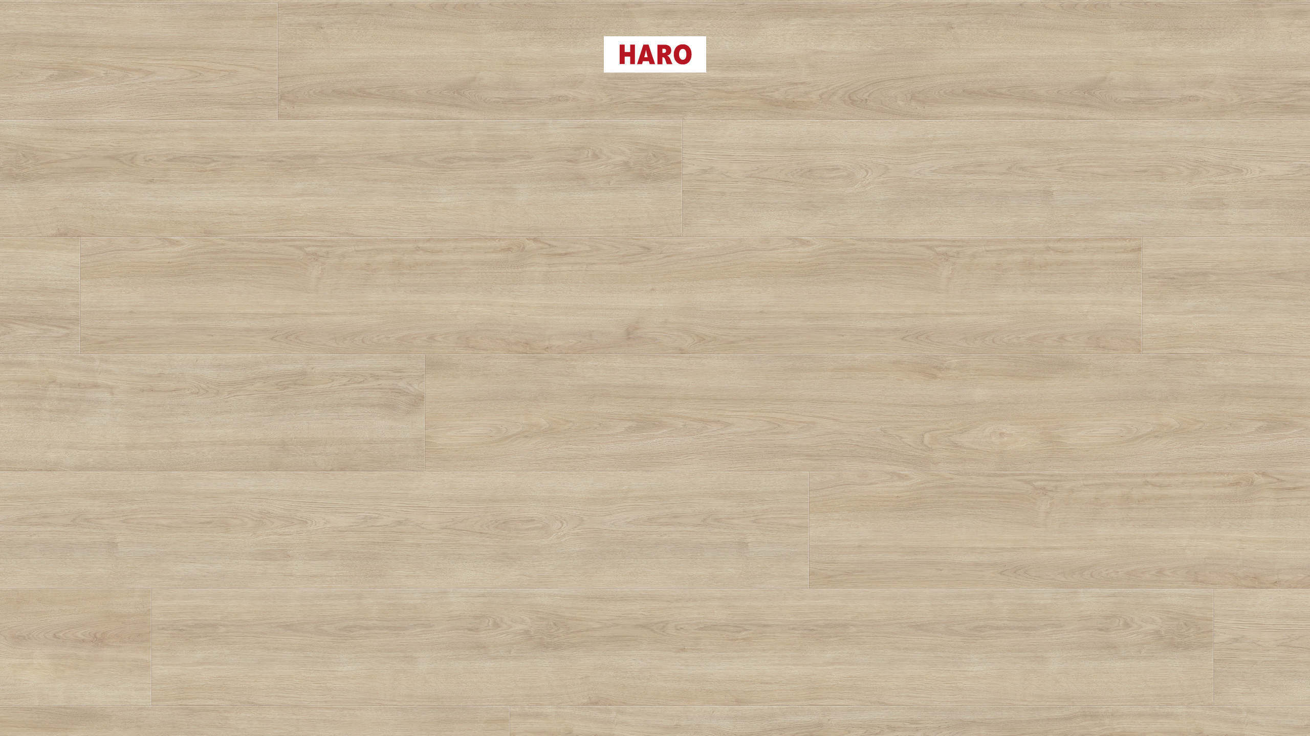 HARO Pavimento in laminato TRITTY 200 Aqua Plancia 4B Rovere Eleganza bianco crema* authentic Silent CT Top Connect