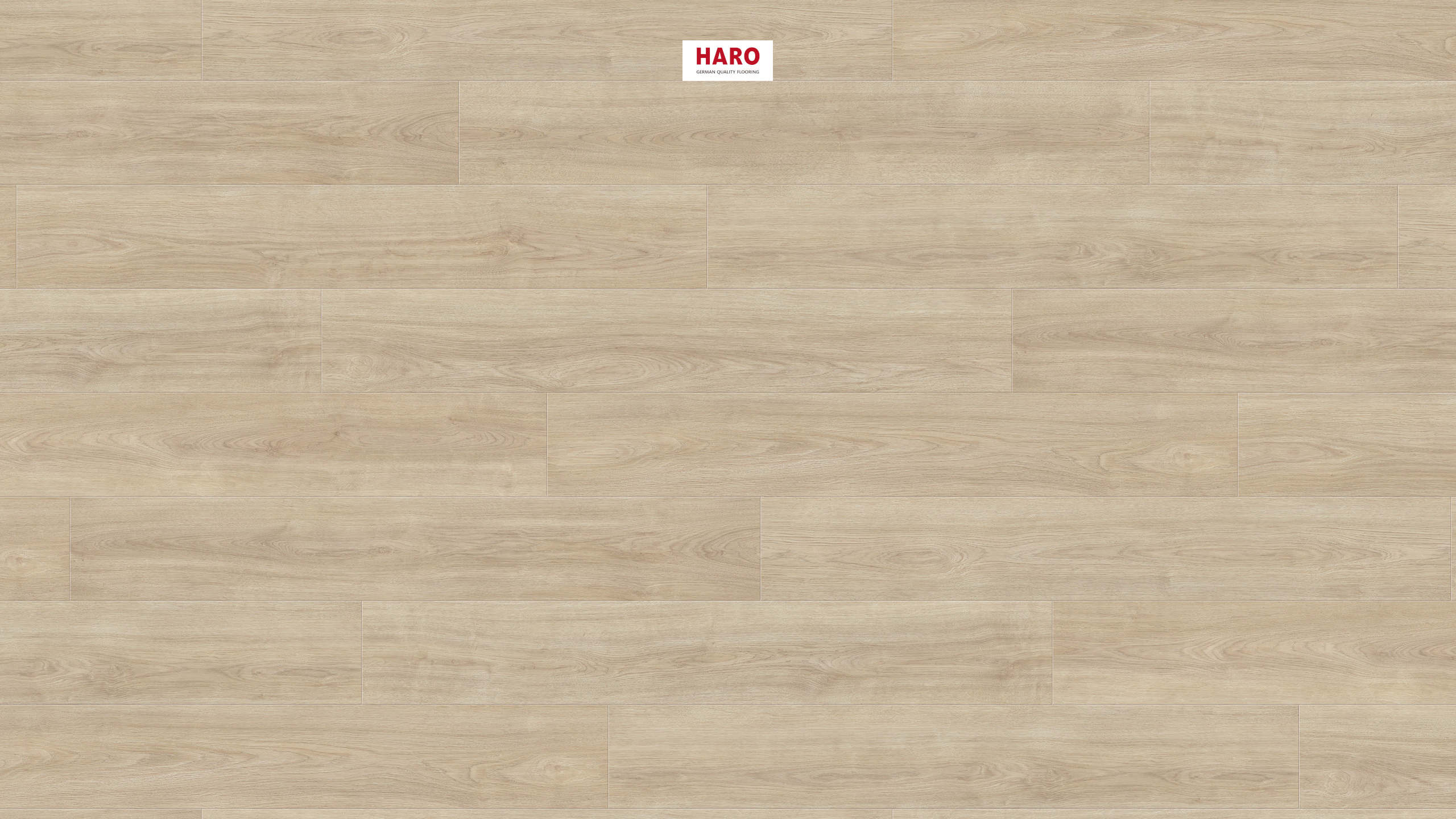 HARO Pavimento in laminato TRITTY 200 Aqua Gran Via 4B Rovere Eleganza bianco crema* authentic Top Connect