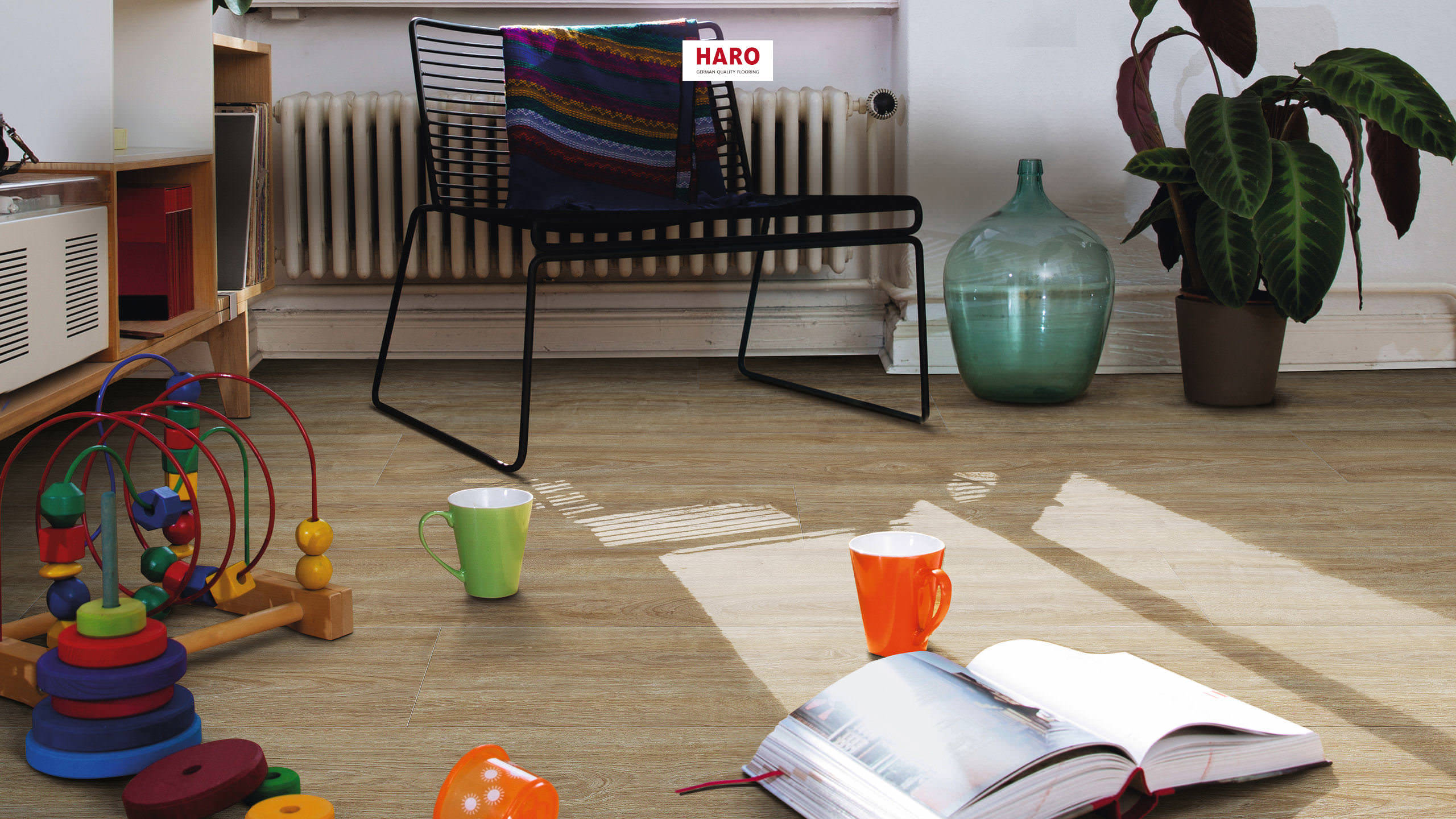 HARO Pavimento in laminato TRITTY 200 Aqua Gran Via 4B Rovere Eleganza puro* authentic Silent Pro Top Connect