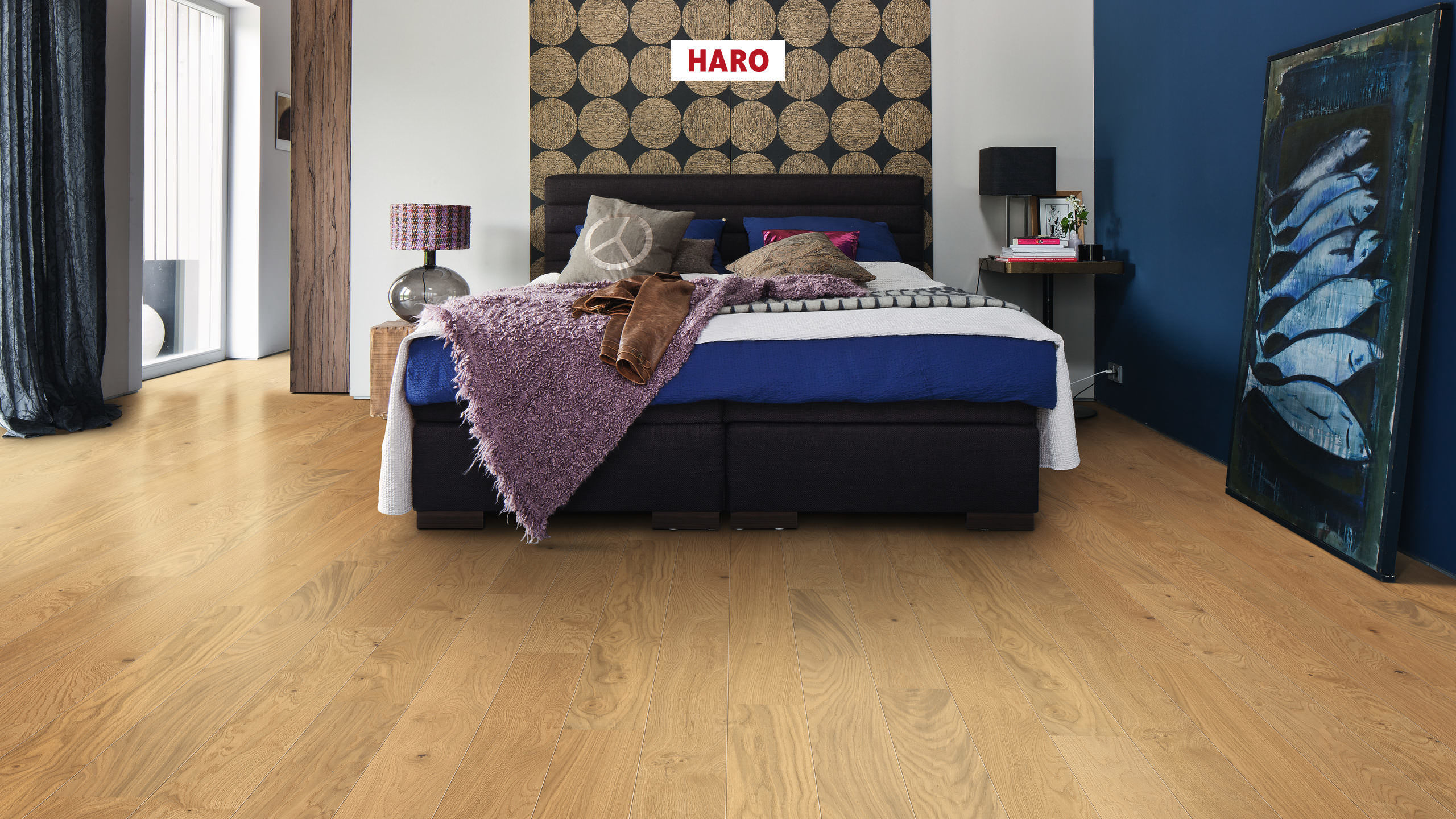 HARO PARQUET 4000 Plancia 140 2B Rovere Markant spazzolato permaDur Top Connect