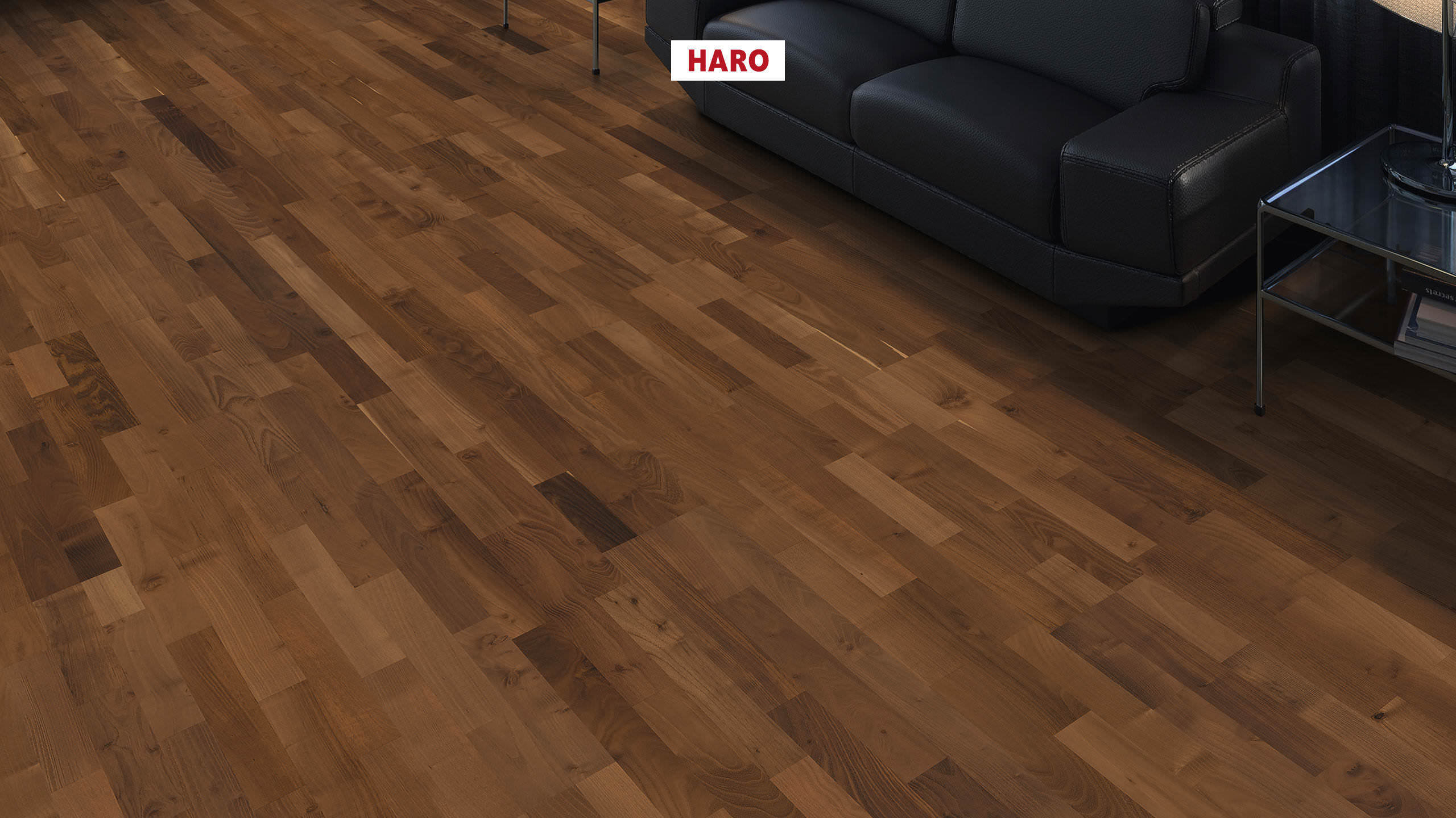 HARO PARQUET 4000 3-strip Robinia ambrata Favorit naturaDur Top Connect