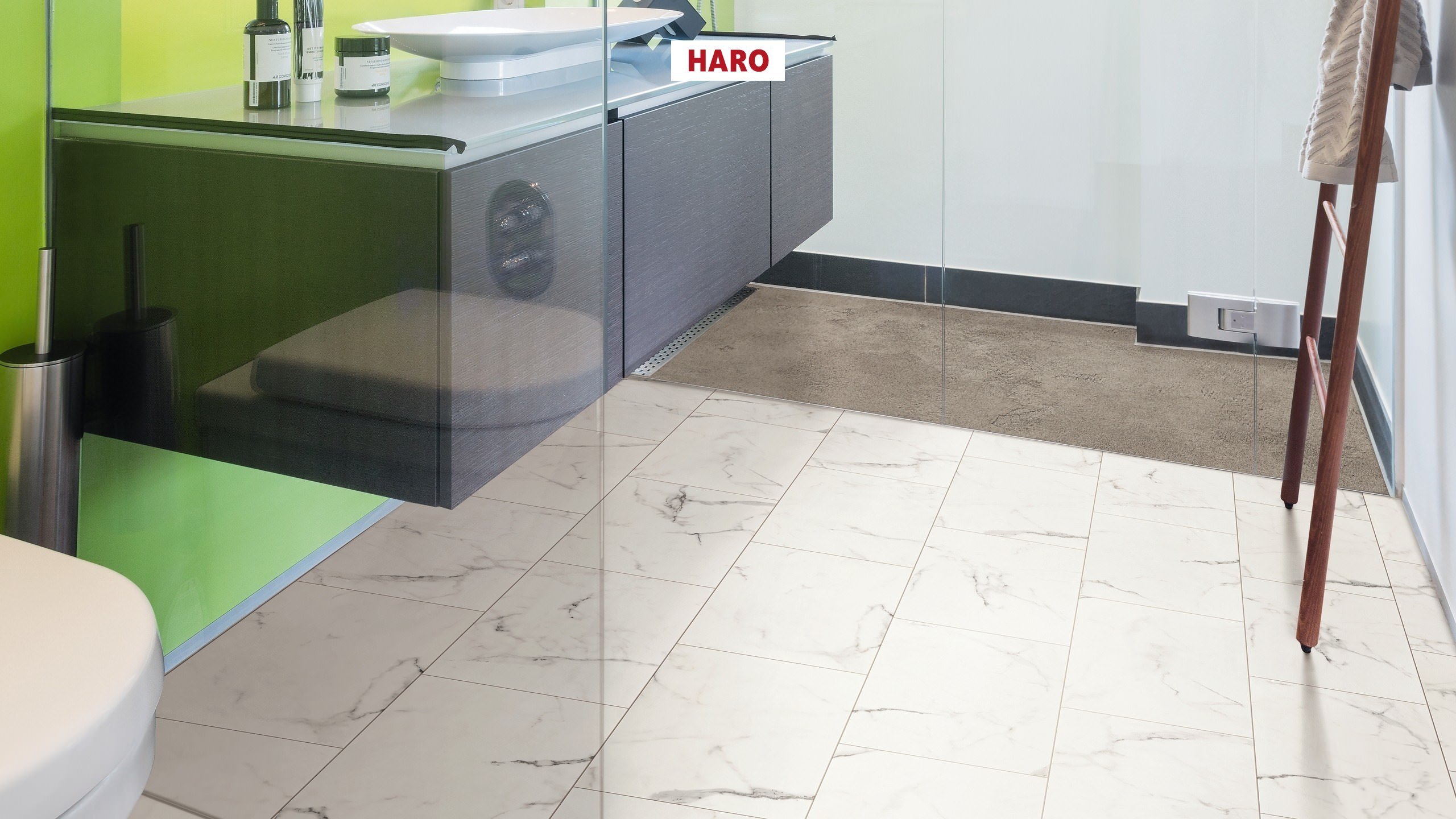 DISANO by HARO LifeAqua Piazza 4B Marmo bianco* pietra Top Connect