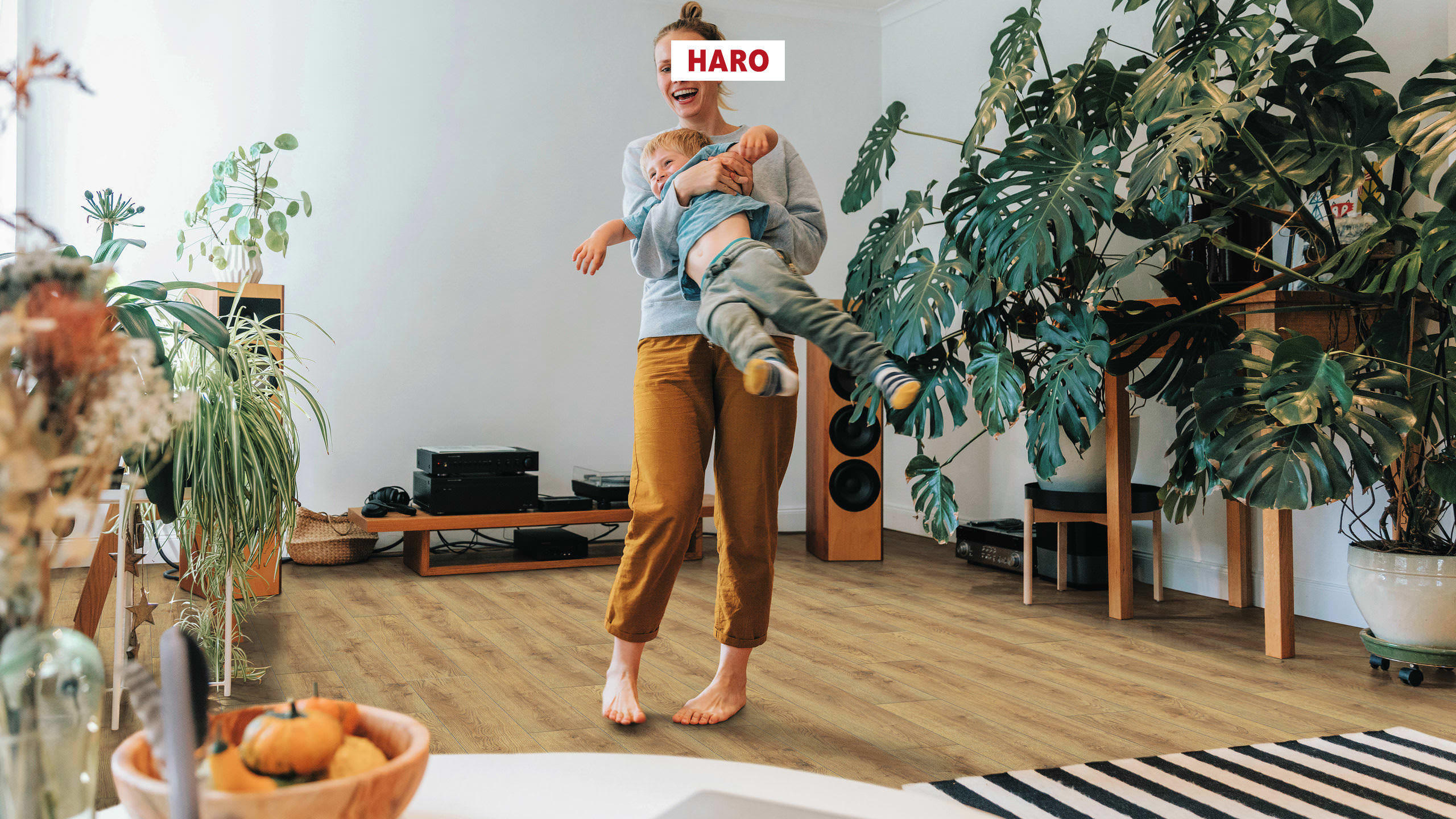 HARO Pavimento in laminato edizione speciale NKL31 Plancia Rovere Scarpa natur* spazzolato opaco Silent Pro Top Connect